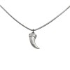Dije Cuerno/Colmillo-Plata 925 Inflada-Sin Piedra-CP3338 sinpiedra