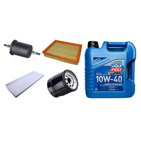 KIT DE FILTROS Y ACEITE 10W40 LIQUI MOLY Kit De Filtros Y Aceite 10w40 Liqui Moly