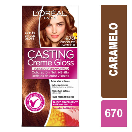 Tintura Para Cabello L'Oréal Paris Casting Creme Gloss Chocolate Caramel N°670 Tintura Para Cabello L'Oréal Paris Casting Creme Gloss Chocolate Caramel N°670