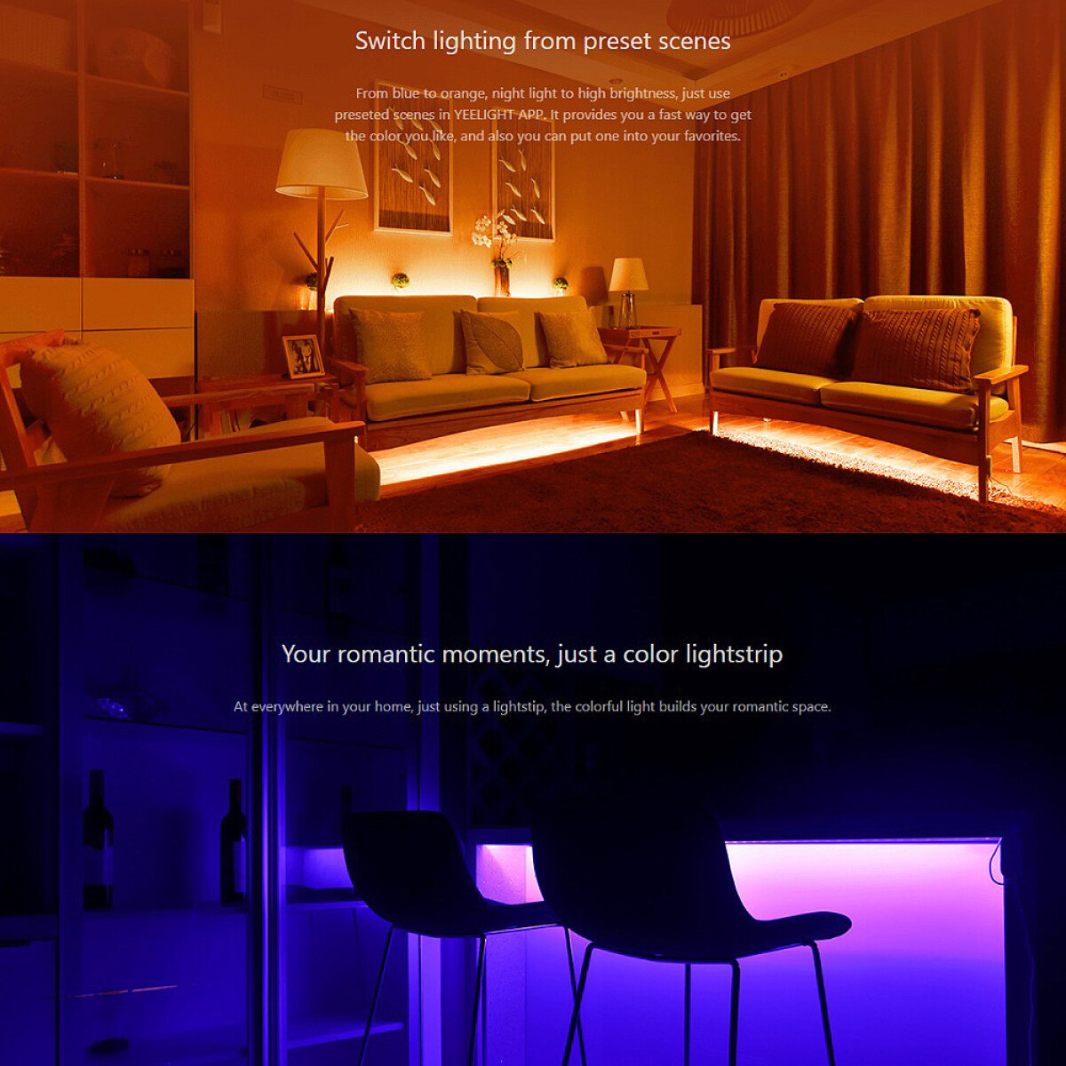 Tira Led Inteligente Xiaomi Smart Yeelight Lightstrip Plus | 2 metros Rgb