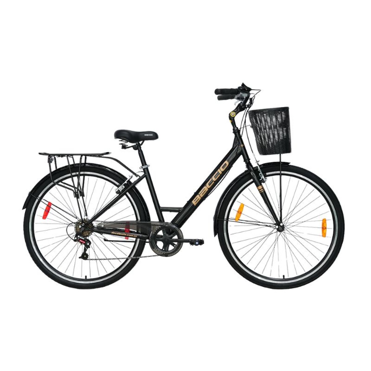 Bicicleta de paseo LIBERTY - 700c - Baccio - Negro 