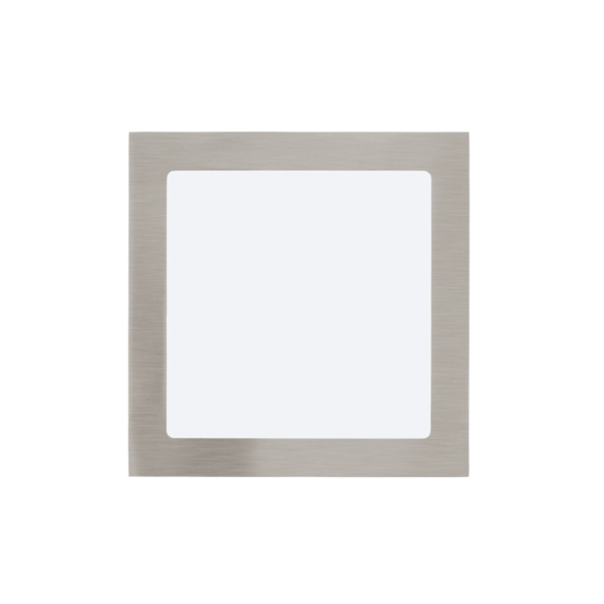 Luminaria de embutir LED níquel 18W 225x225mm - EG1134 