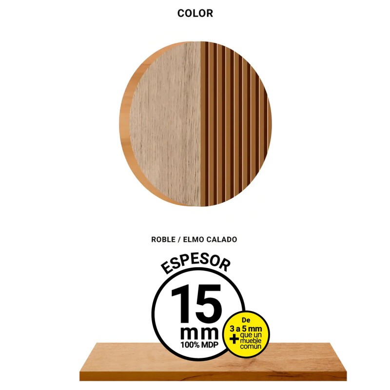 RACK MODULAR COMPLETO PARA TV ARTE MDP 15mm Rack Modular Completo Para Tv Arte Mdp 15mm