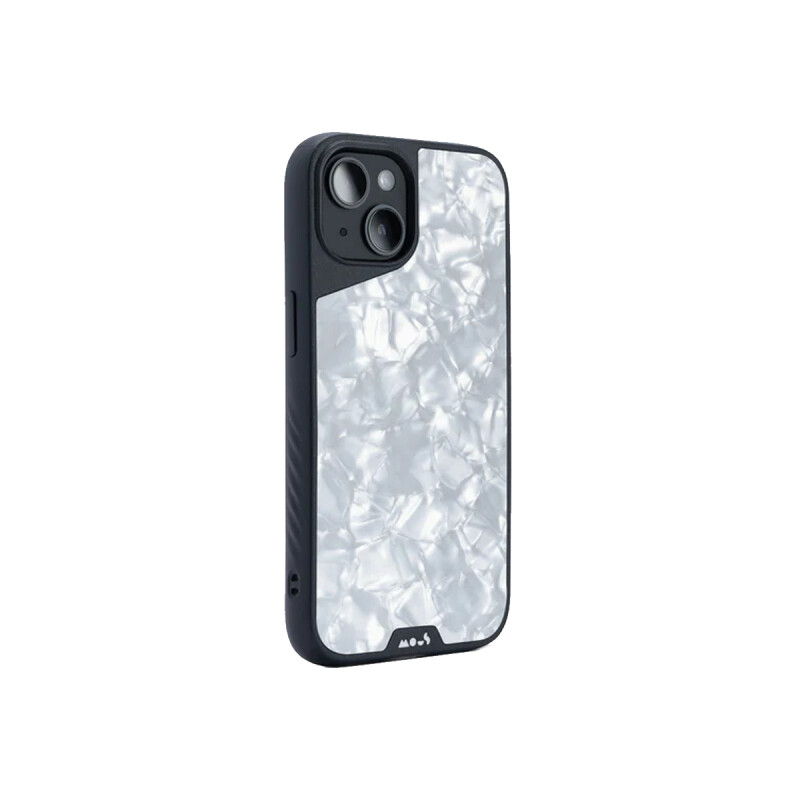 Protector iPhone 13/14 Mous Limitless 5.0 plateado perla Protector Iphone 13/14 Mous Limitless 5.0 Plateado Perla