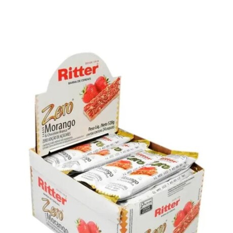 CEREAL BARRITA RITTER ZERO MORANGO C/CHOCO 25GRS DISPLAY X24 CEREAL BARRITA RITTER ZERO MORANGO C/CHOCO 25GRS DISPLAY X24