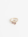 Anillos Chicos Special Price Anillo Metal Con Charm - Dorado