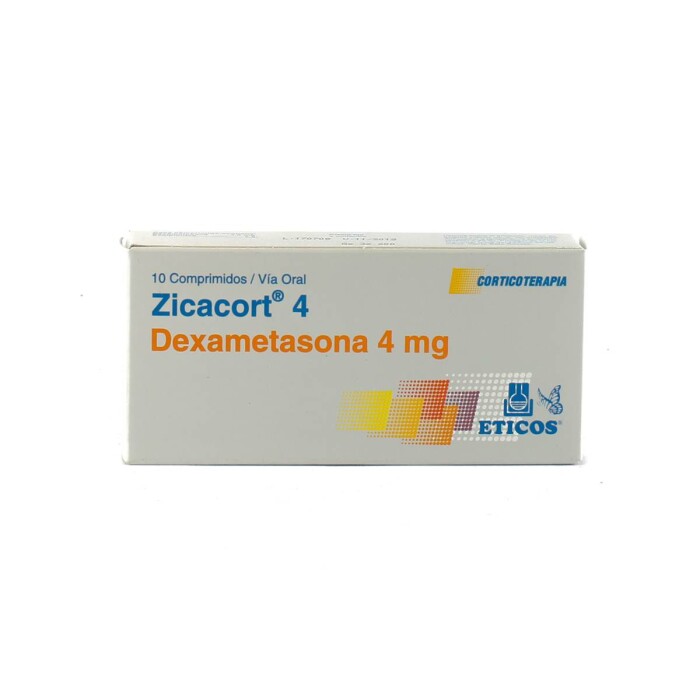 ZICACORT 4 MG. CJ X 10 COMPRIMIDOS única