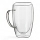 Taza Doble Pared Borosilicato 450ml Sin Color