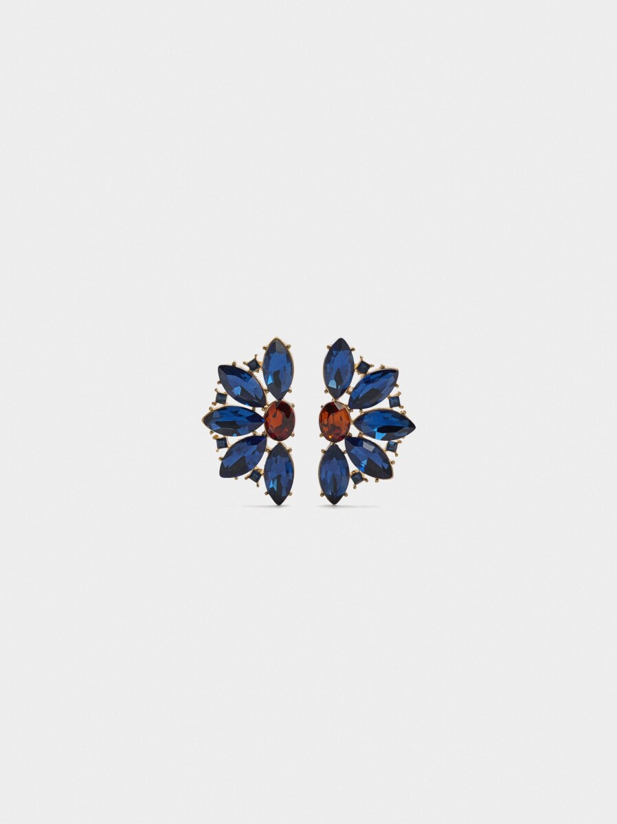 Pendientes De Cristales - multicolor 