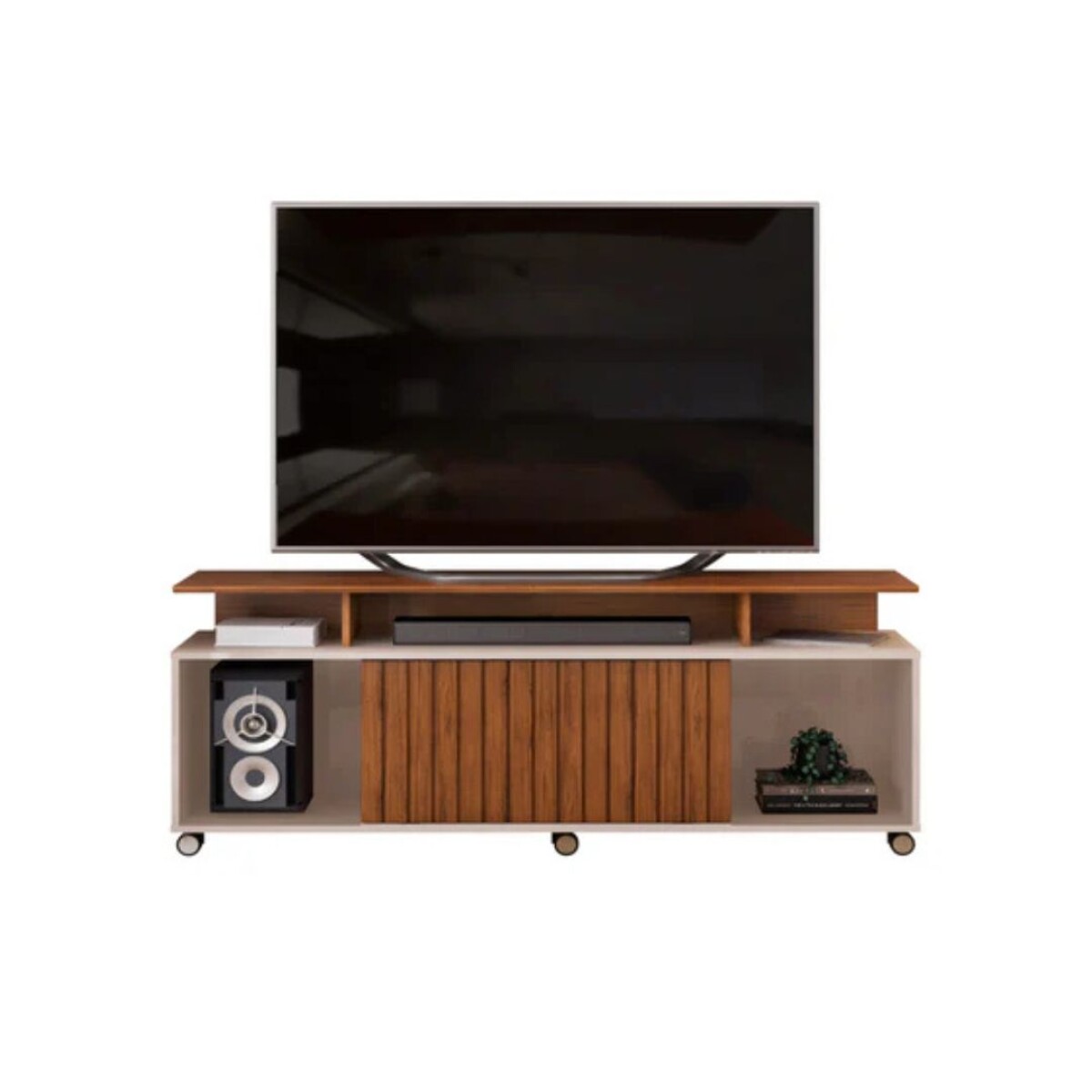 Rack TV 60'' Tomy Freijo Off White 