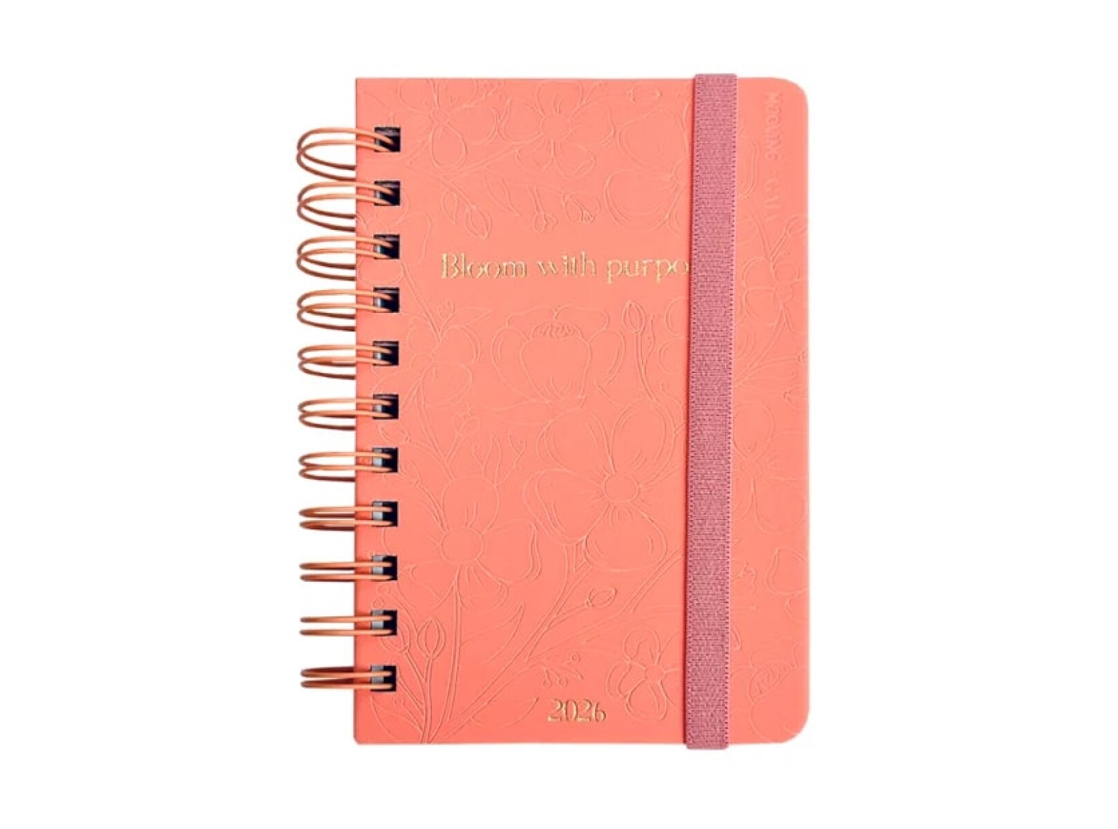 Agenda Mooving Gala 10 x 15cm 2026 Rosa 