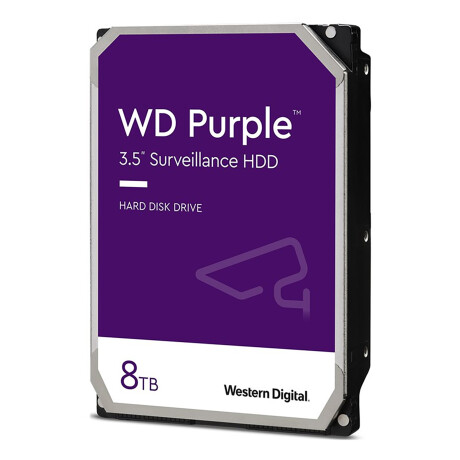 Western Digital - Disco Duro Wd Purple Hdd WD85PURZ - 3,5". 8TB. 256MB. Sata Iii. 5640 Rpm. 001