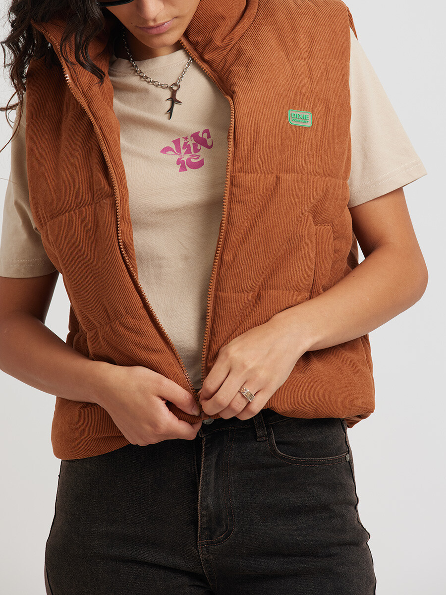 CHALECO NULIE DIXIE - Camel 