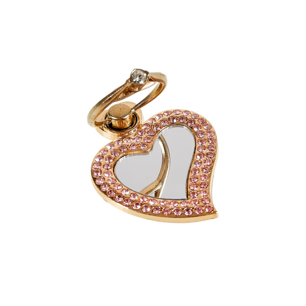 Anillo para celular diseño corazon espejado Anillo Para Celular Diseño Corazon Espejado