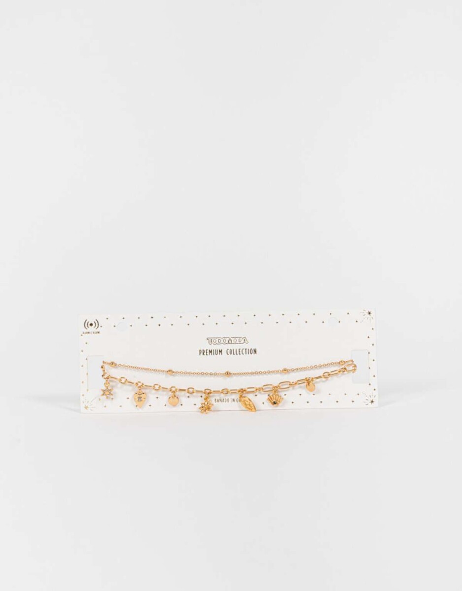 Chokers Bañados En Oro - Dorado 