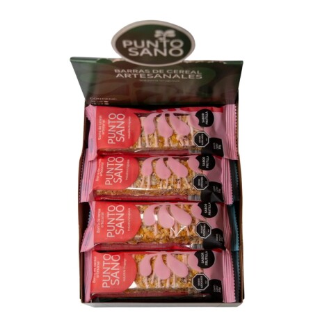 Barras De Cereal 35gr PUNTO SANO Caja x16 Sabor Frutilla Barras De Cereal 35gr PUNTO SANO Caja x16 Sabor Frutilla