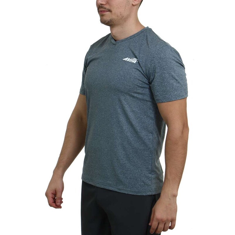 Remera Manga Corta Hombre Avia Gris Claro