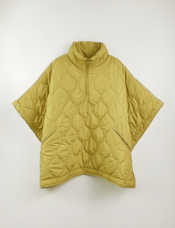 Poncho Capitoneado MOSTAZA