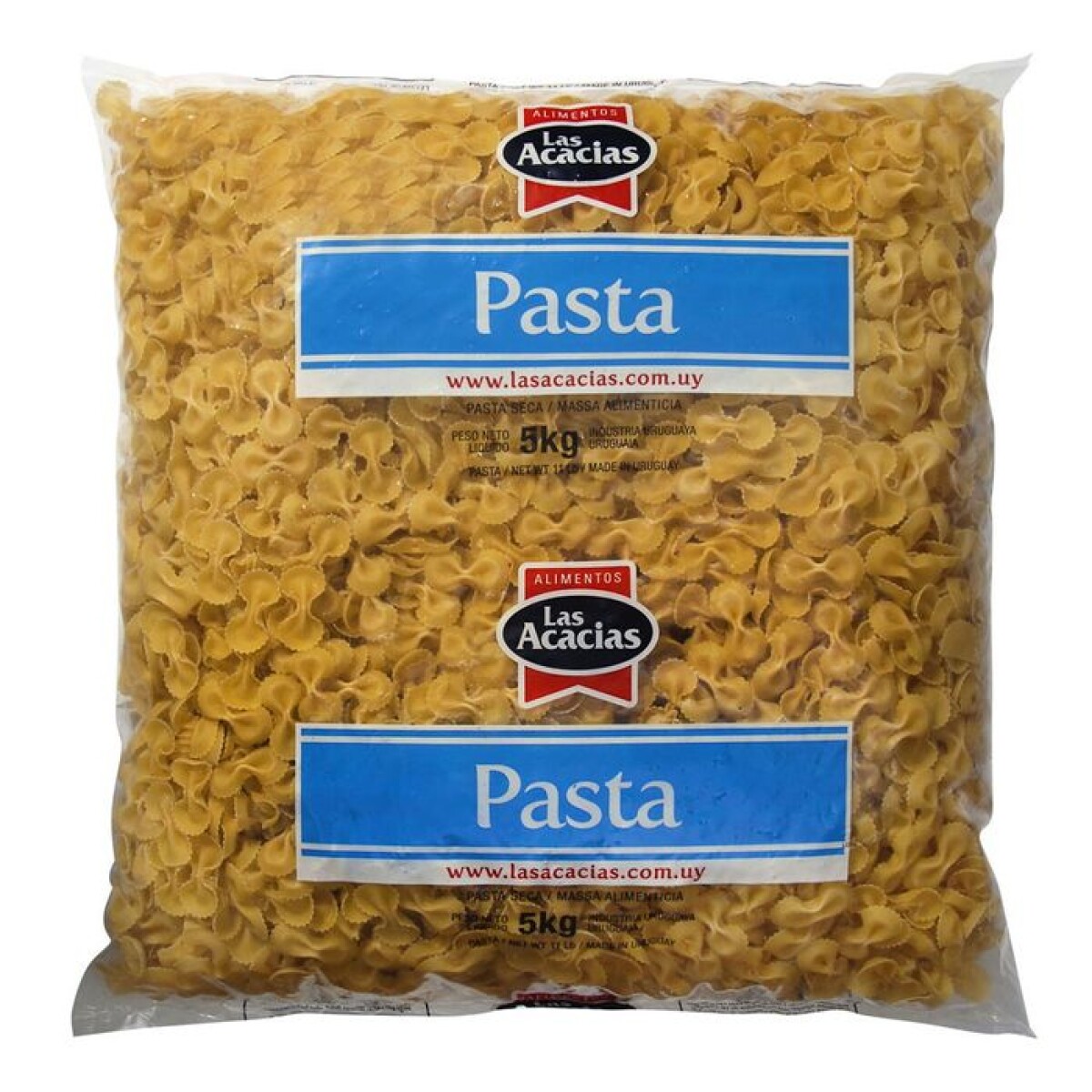 FIDEOS LAS ACACIAS NATURAL 5 KG 