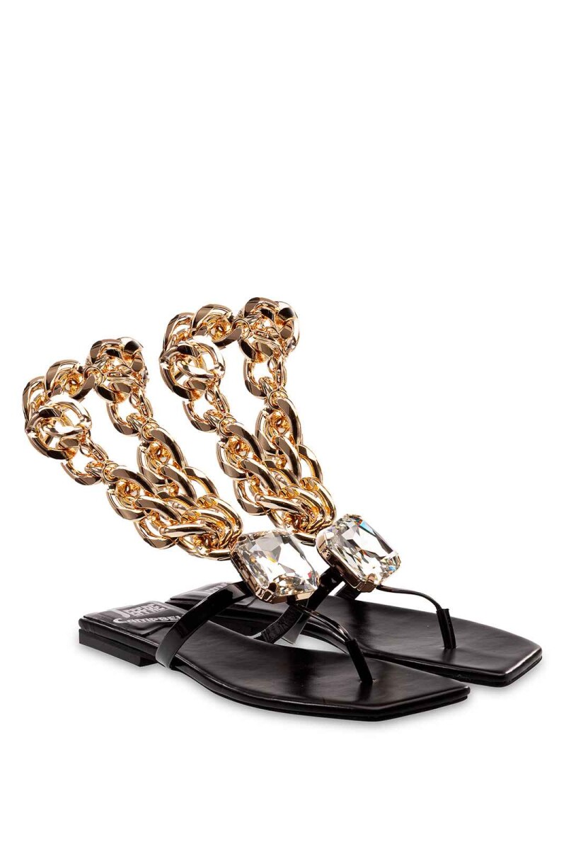 SANDALIA RING-ON-IT Negro