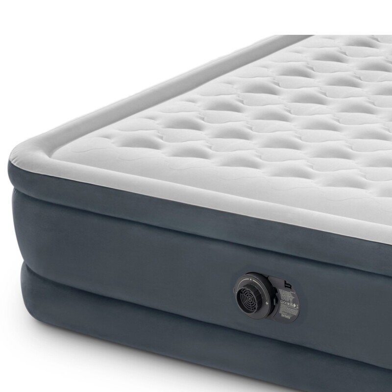 INTEX COLCHON DURA-BEAM DELUXE ULTRA PLUSH 2 PLAZAS CON RESP Intex Colchon Dura-beam Deluxe Ultra Plush 2 Plazas Con Resp