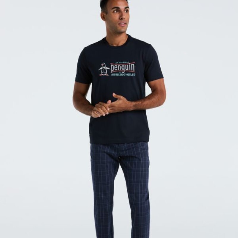 Remera Penguin Azul Oscuro