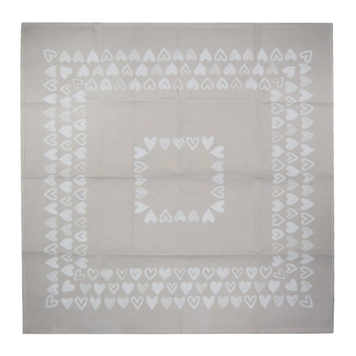 Mantel Atenas Dohler 78 x 78 cm 100% Algodón - 16 CORAZON 