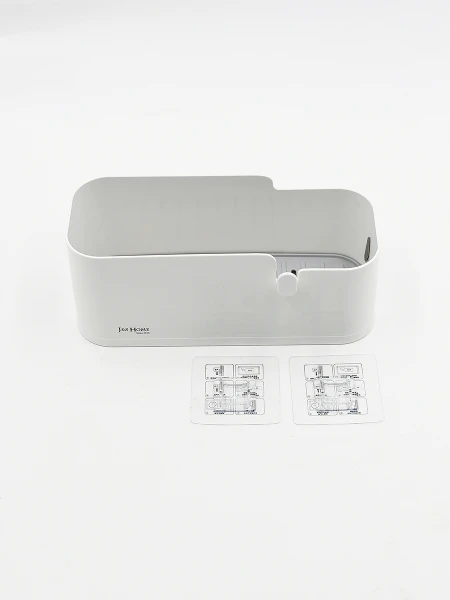 SOPORTE PARA ACCESORIOS CON VENTOSA BLANCO