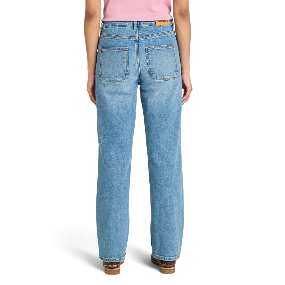Jean Straight Mujer Light Shade
