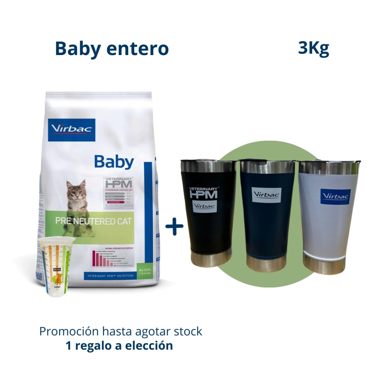 Hpm Gatito Cachorro 3 Kg 