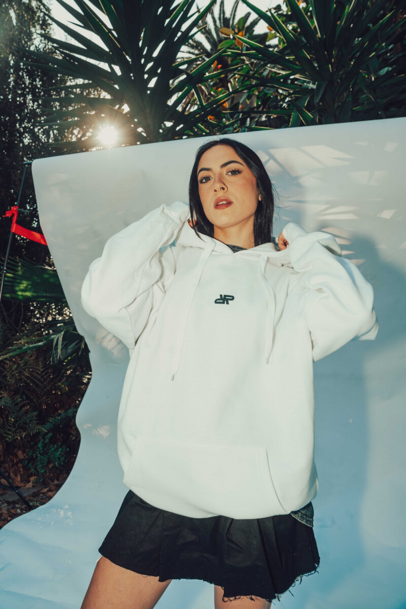 Hoodie Satelite Blanco
