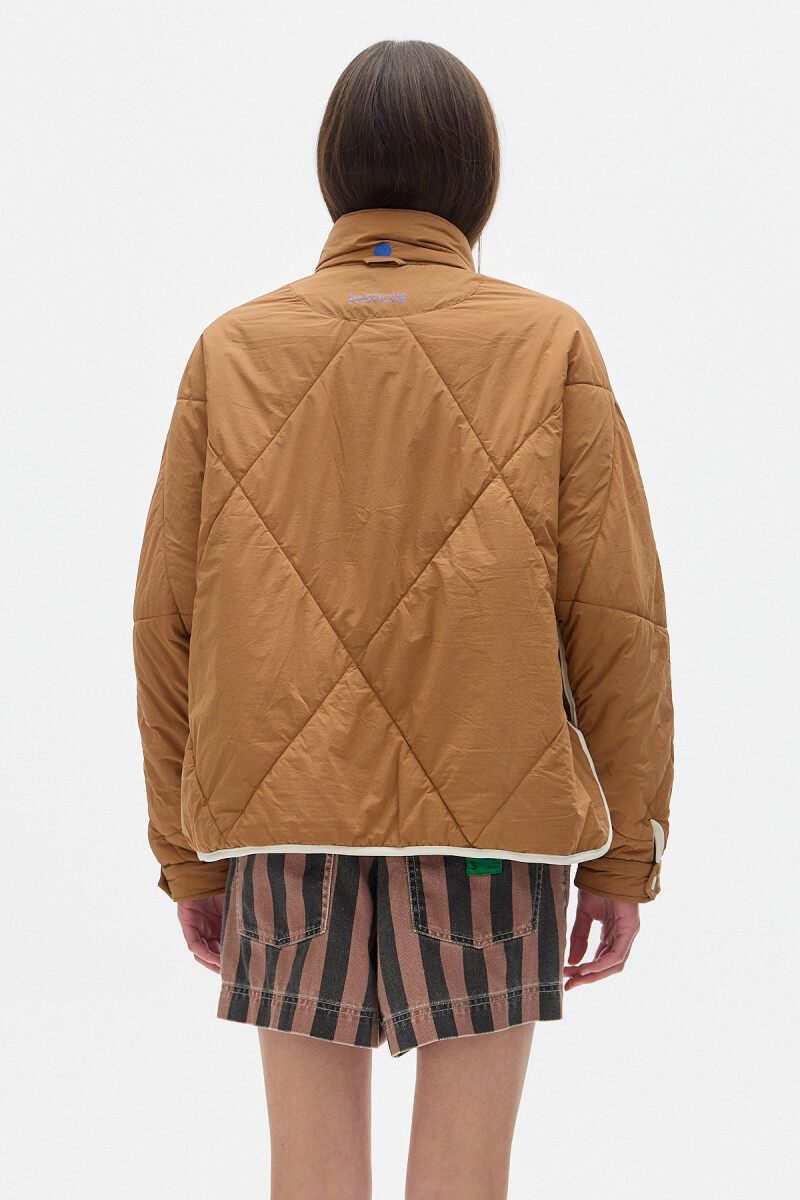 Campera Packable Caramelo