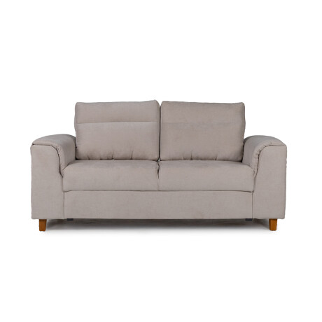 Sofá Aston (Outlet) - Tela Microfibra - 2 cuerpos Berlin 02 (Beige)