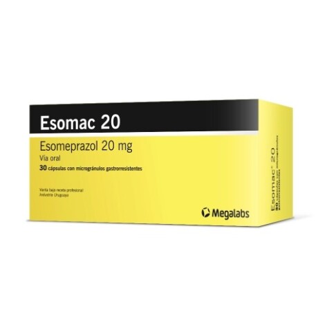 Esomac 20mg 30 Cápsulas Esomac 20mg 30 Cápsulas