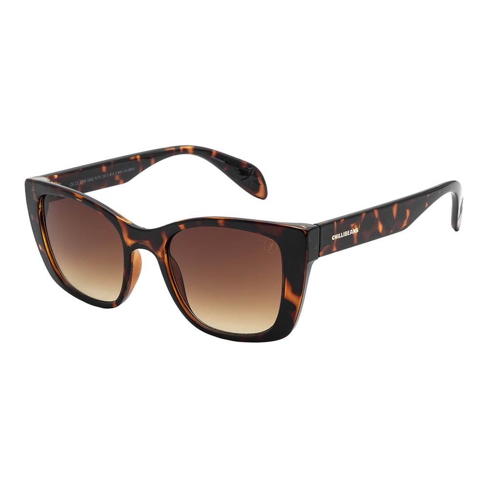 Lentes De Sol One Piece Cuadrado De Policarbonato Caramelo/Marrón