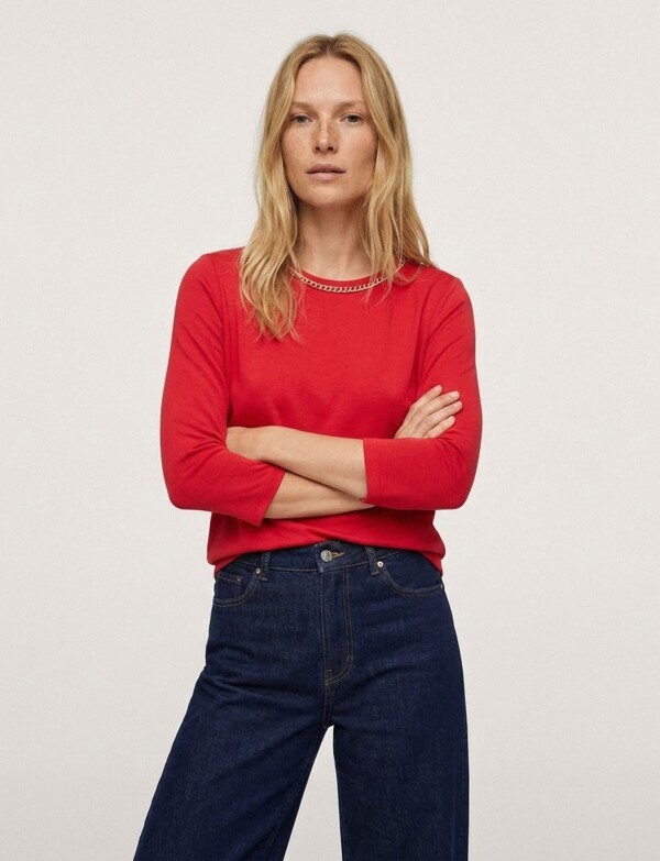 Remera Modal Det Met ROJO