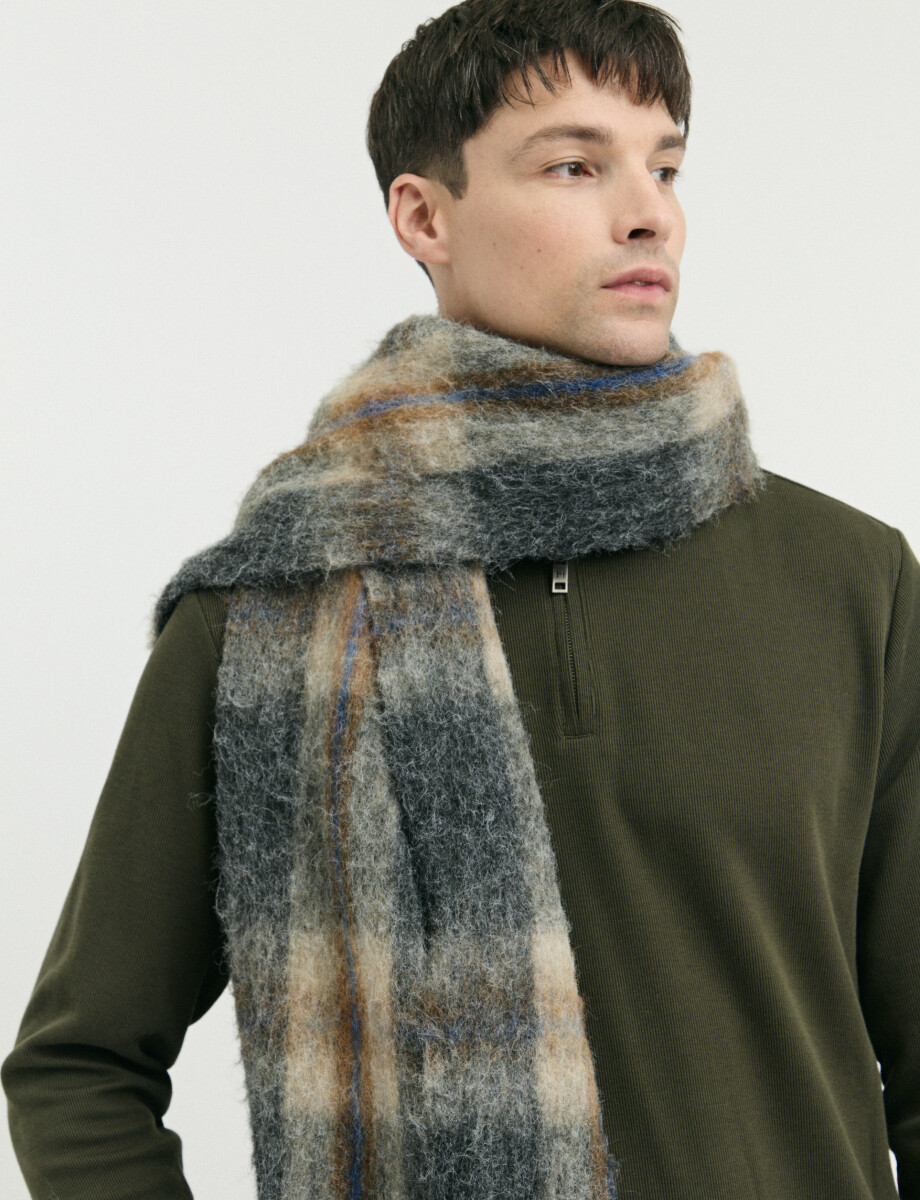 700895 BUFANDAS HARRINGTON LABEL Azul
