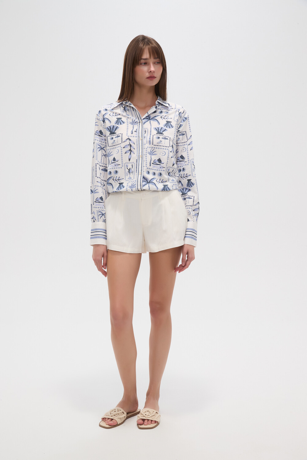 Short Piana Marfil / Off White