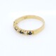 Anillo medio sin fin zafiros y brillantes con engarce 4 puntas Anillo medio sin fin zafiros y brillantes con engarce 4 puntas