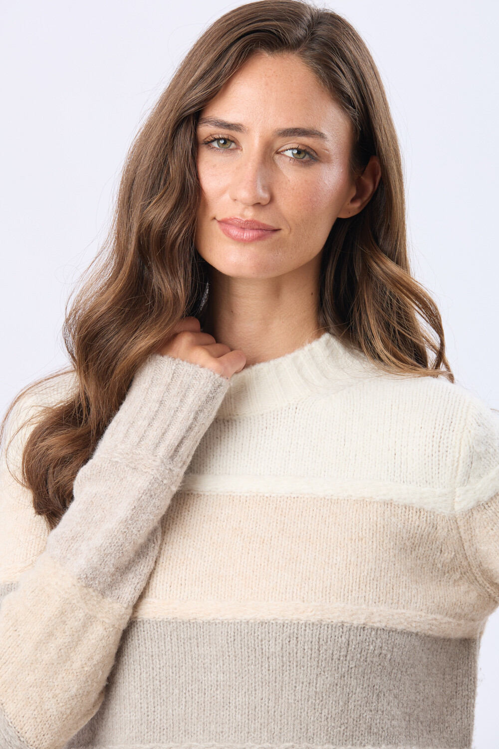 BUZO TEJIDO RAYADO Verde