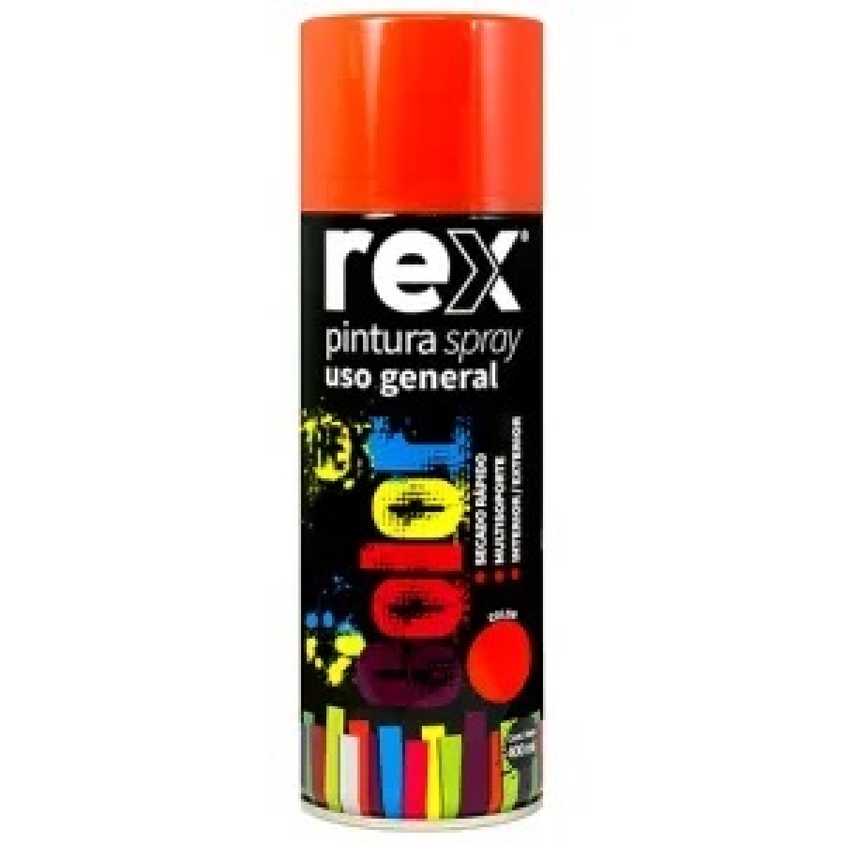 Pintura en Aerosol Spray Uso general - Secado Rápido - Naranja 