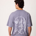 T-SHIRT M/C DECRUZ DIXIE Azul Piedra