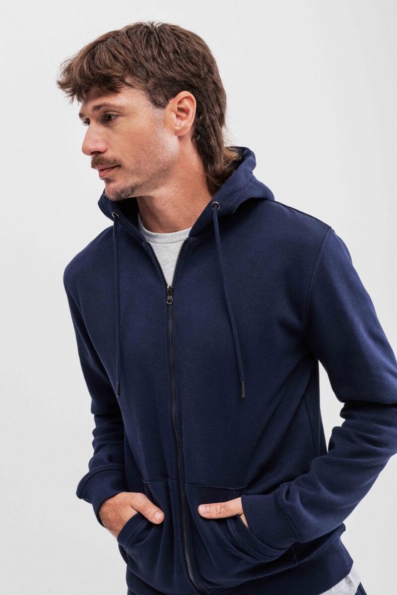 Campera de felpa Madrid Azul