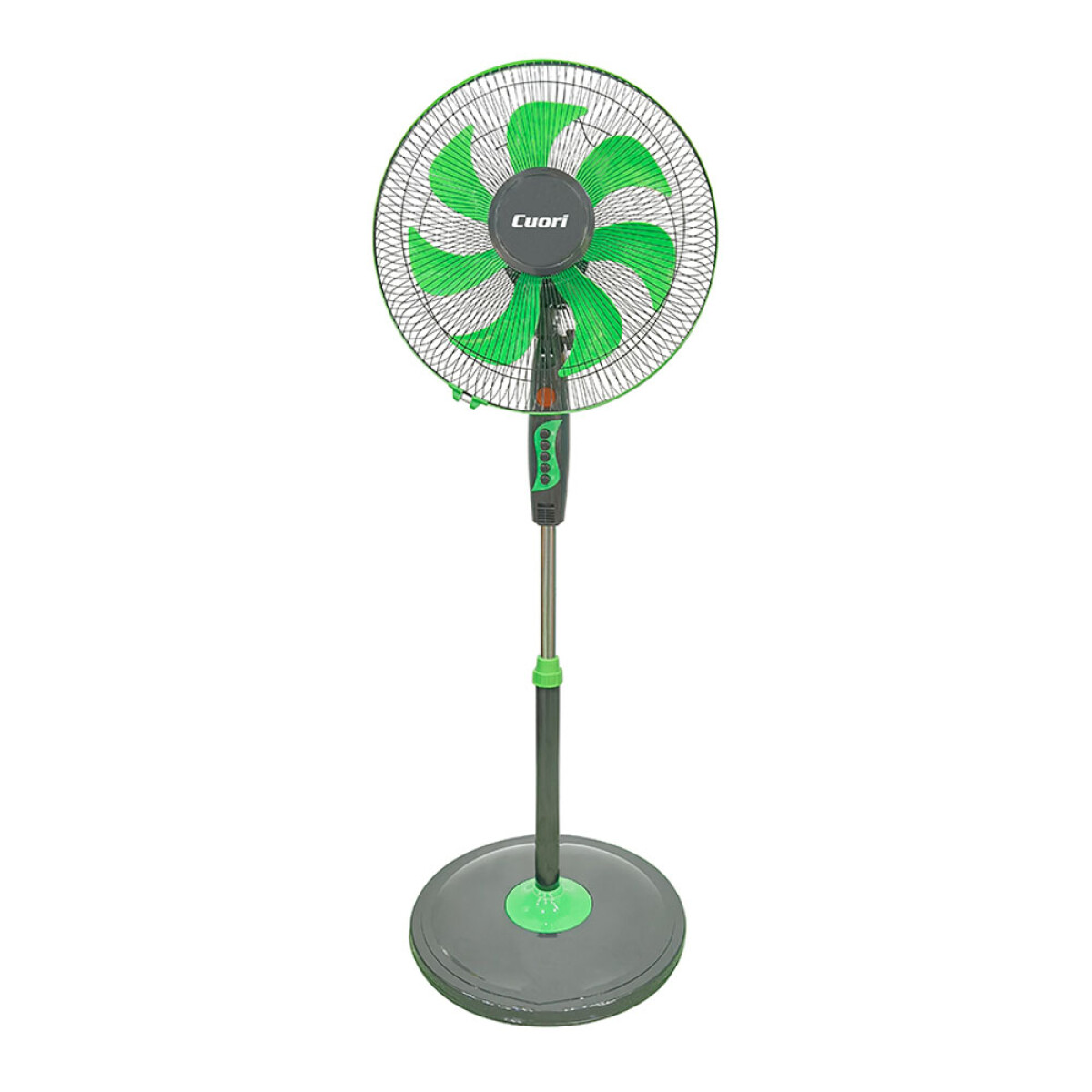 Ventilador de Pie Oscilante y Regulable 3Vel 50W Cuori Green - Verde/negro 