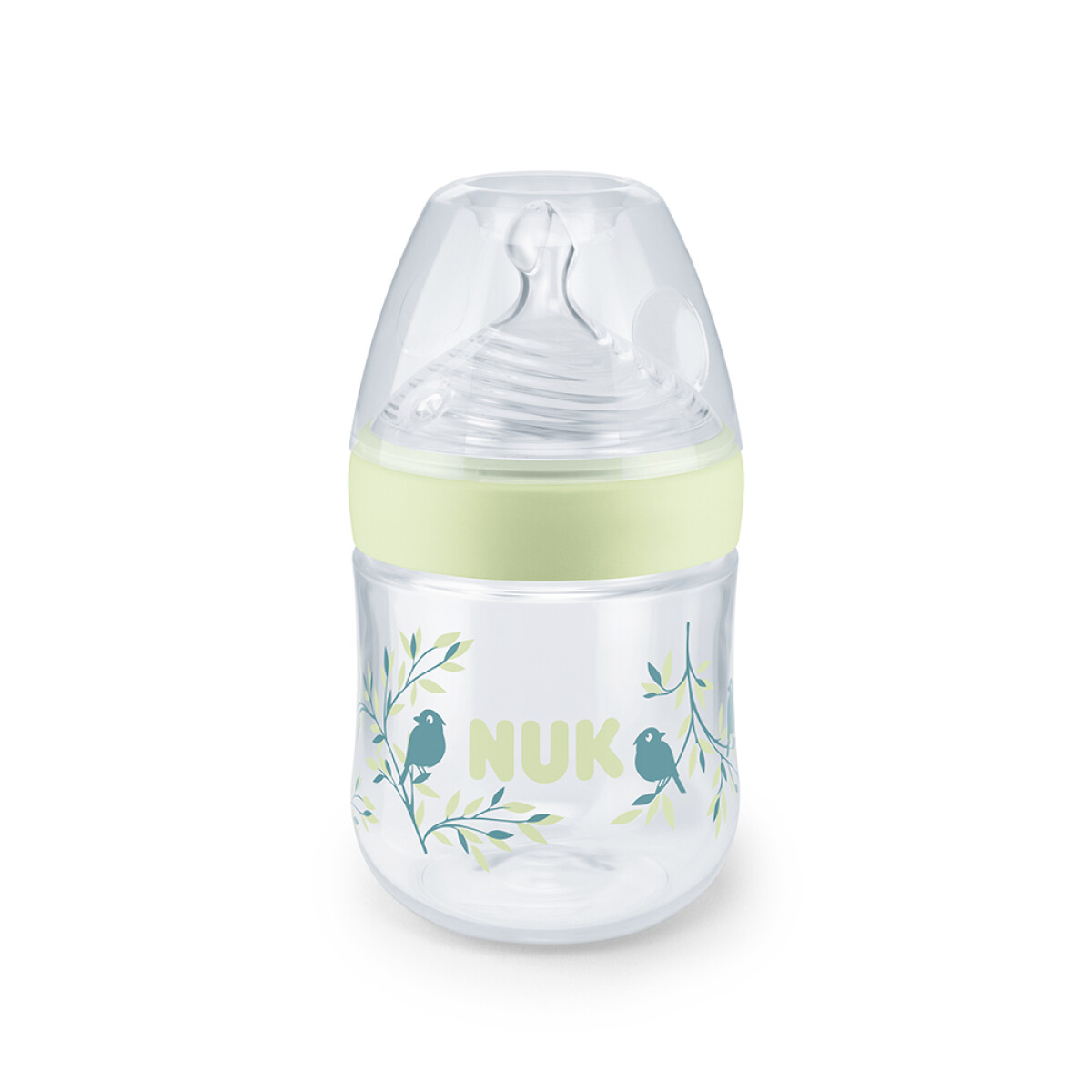 Mamadera Nuk Nature Sense 150 Ml. Silicona T1 Verde 