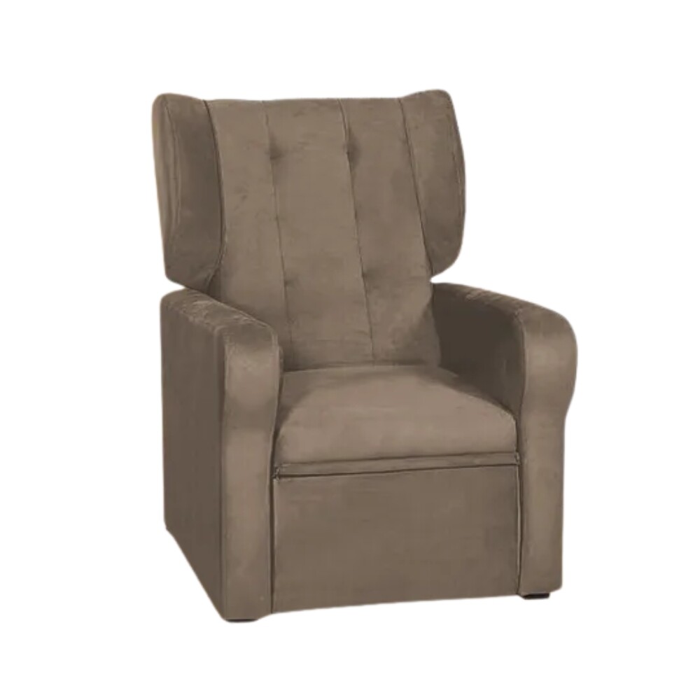 SOFÁ SILLÓN POLTRONA BUTACA RECLINABLE COLOR MADERA