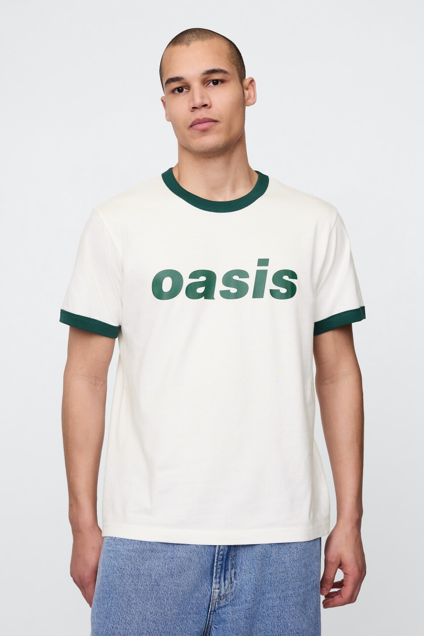 Remera Bandas Manga Corta Hombre New Off White Opt1