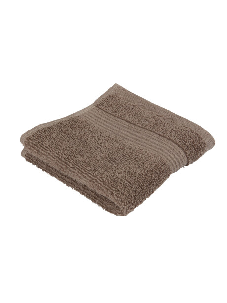 Toalla de tocador KARLSTAD 28x30 marrón Toalla de tocador KARLSTAD 28x30 marrón