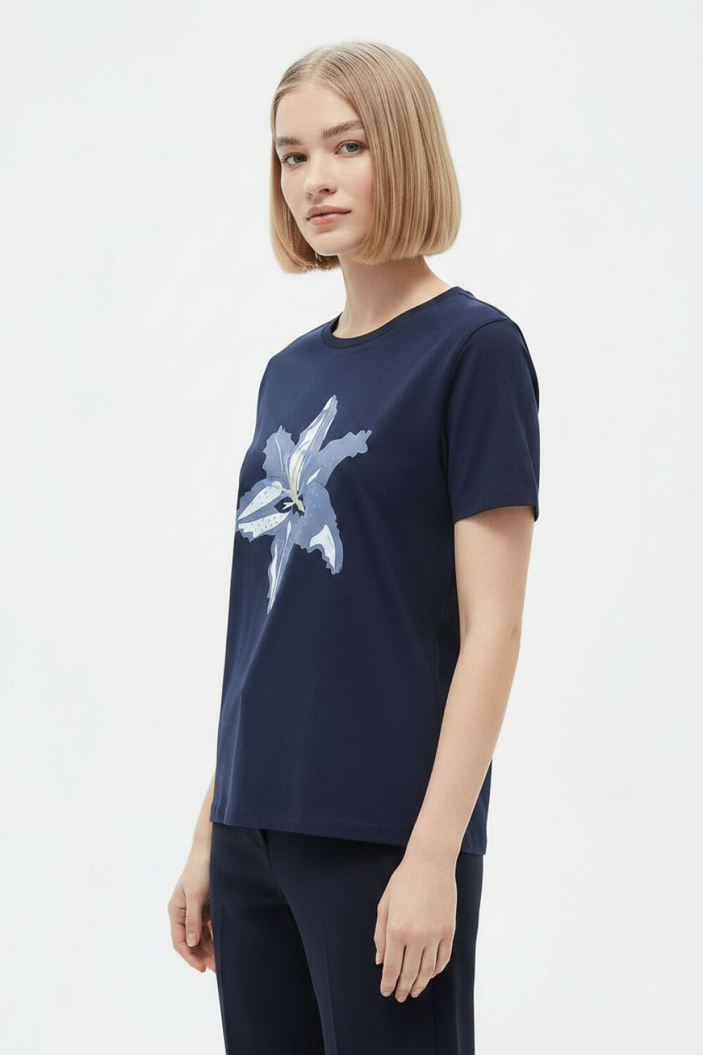 Remera Violeta Estampado 3