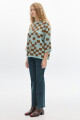 Knit T-shirt Roca Cloqué Aqua
